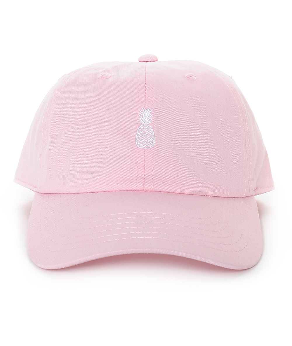 pineapple pink hat