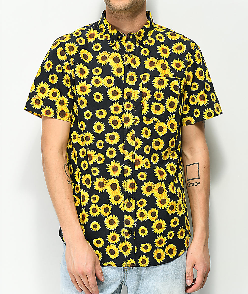 camisa de girasoles para mujer