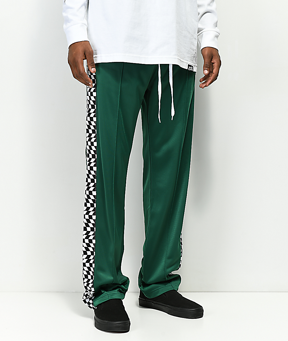 forest green track pants