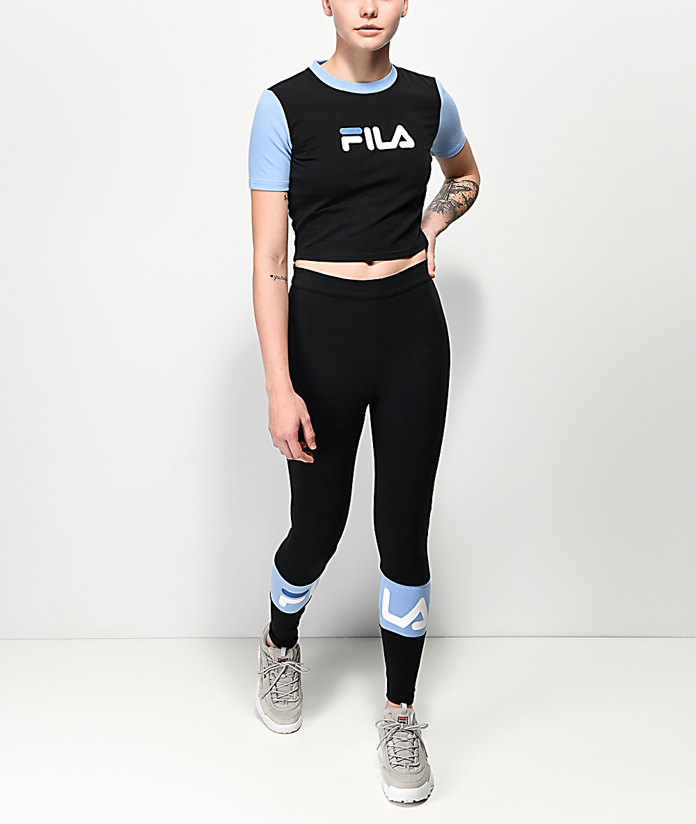 fila anna crop tee