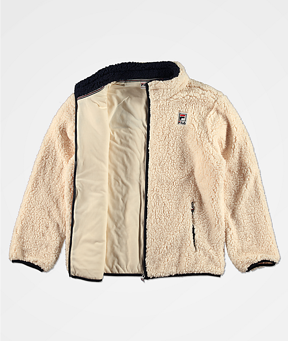 fila cream jacket