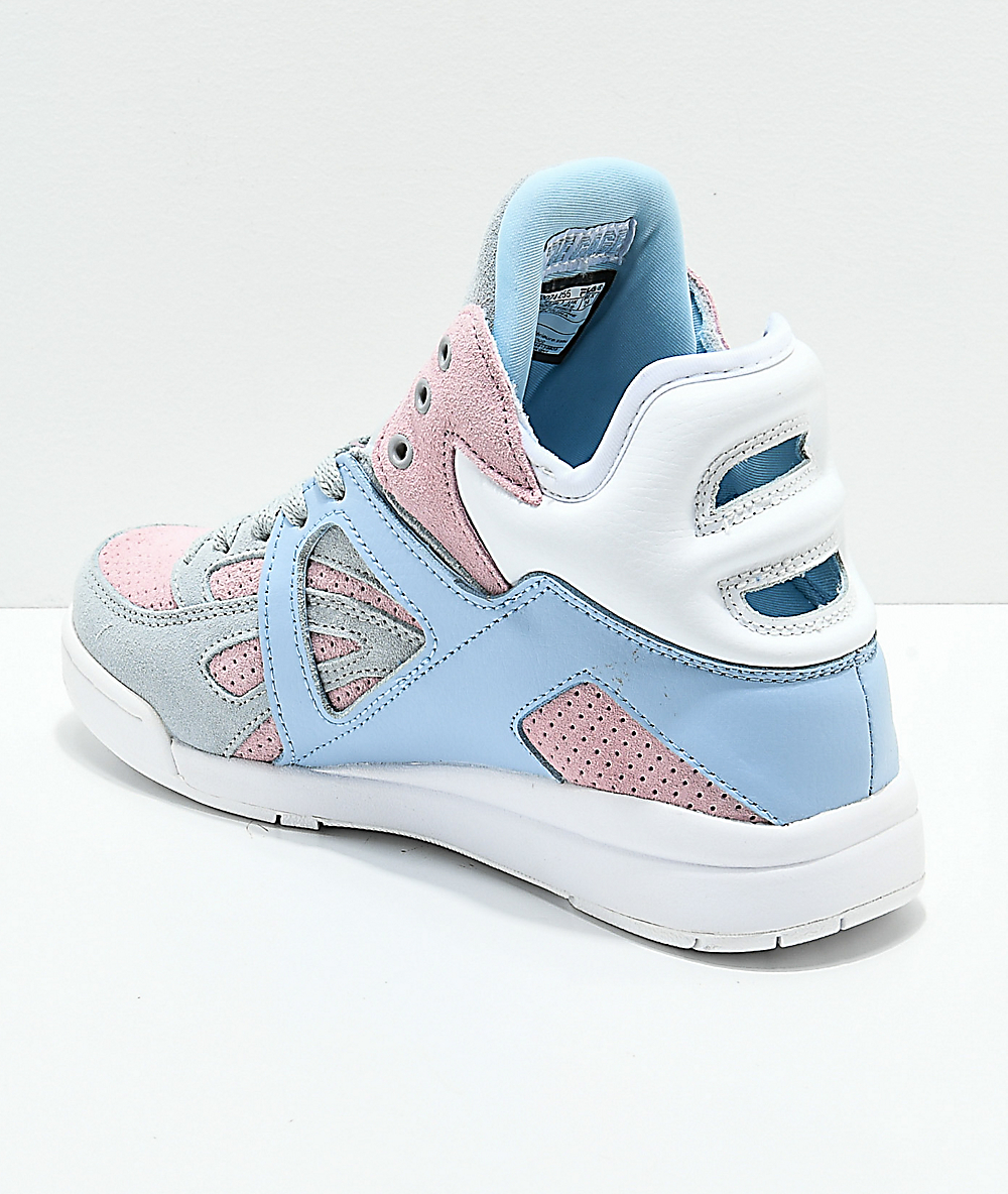 FILA Cage Suede Grey, Pink & Blue Shoes FILA Cage Suede Grey, Pink & Blue Shoes