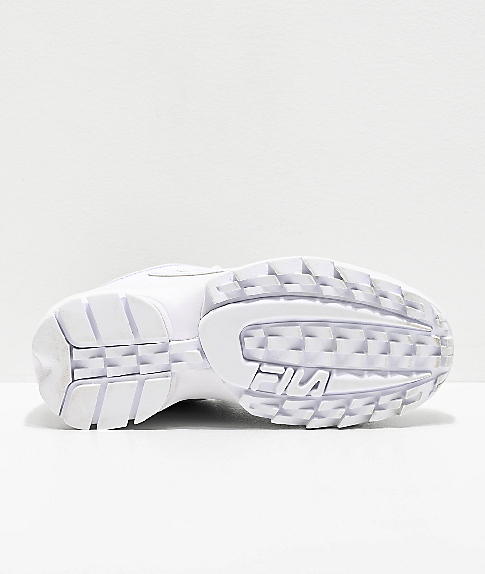 fila zapatos blancos
