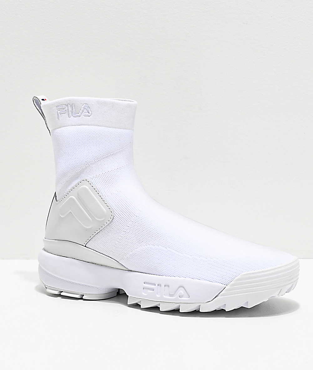fila disruptor con calcetin