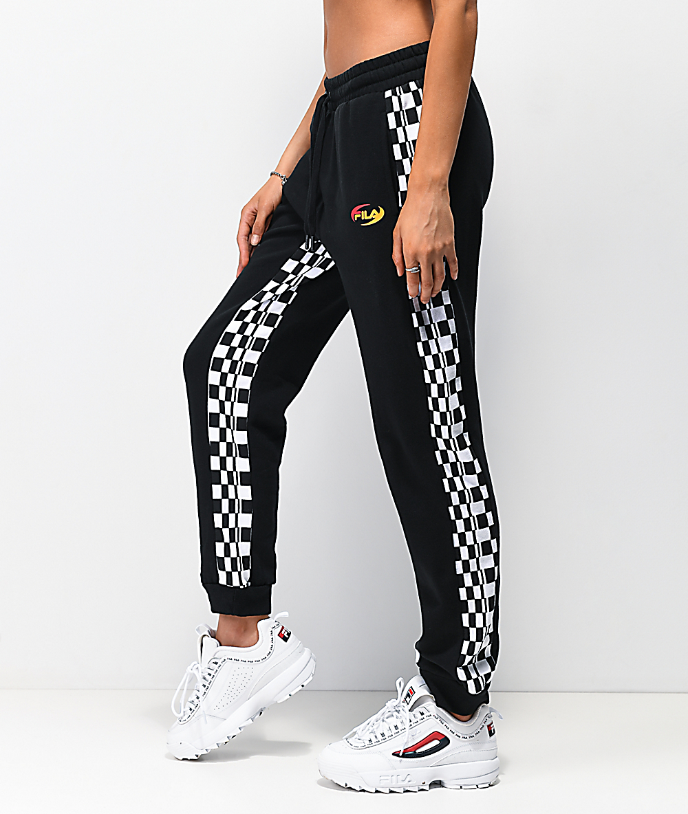 fila checkered pants