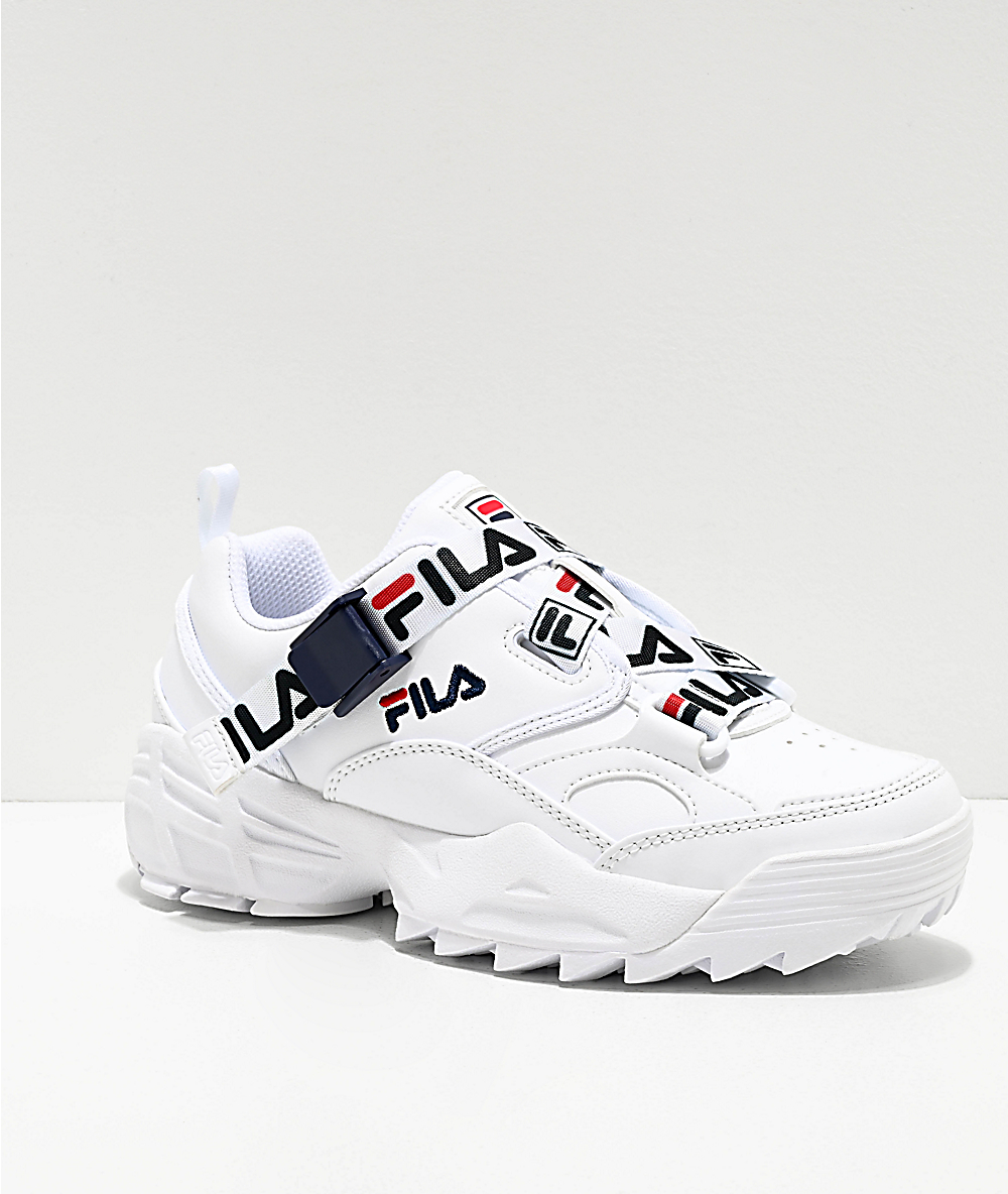 new white fila shoes