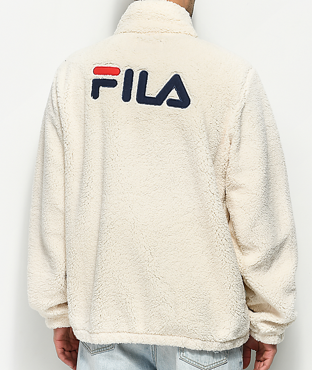 fila sherpa jacket mens
