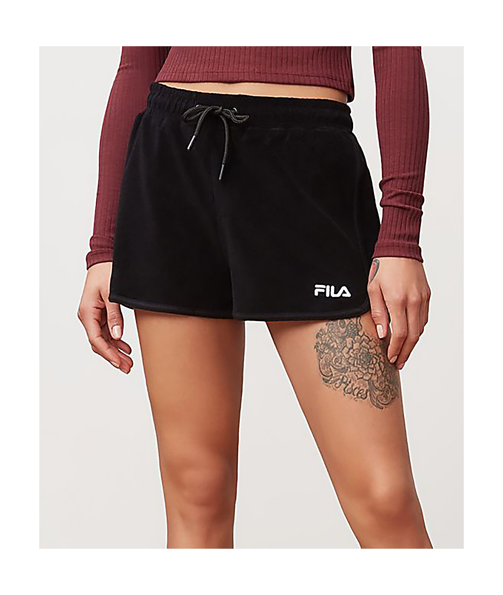 fila black shorts