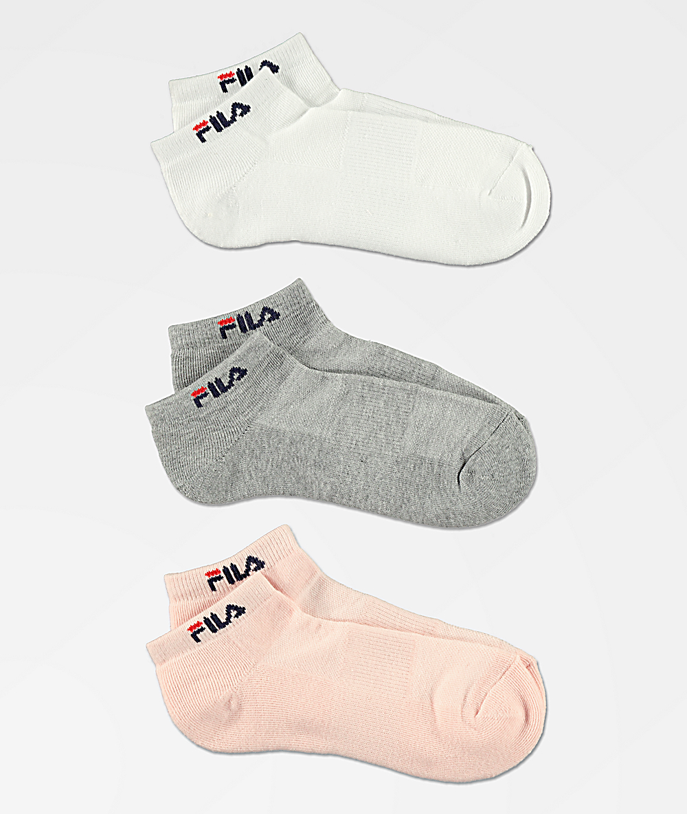 fila sock shoes grey
