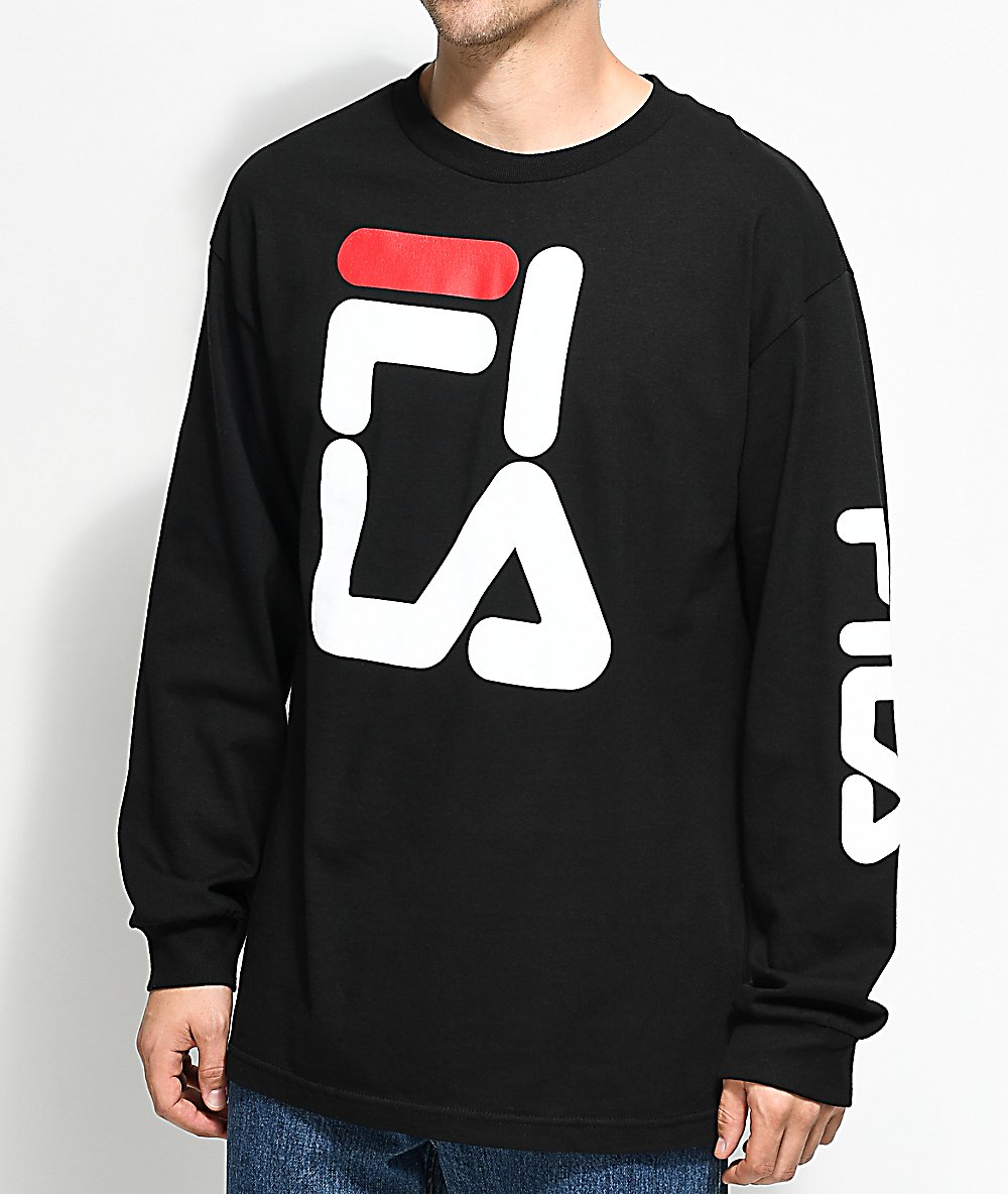 red fila long sleeve shirt