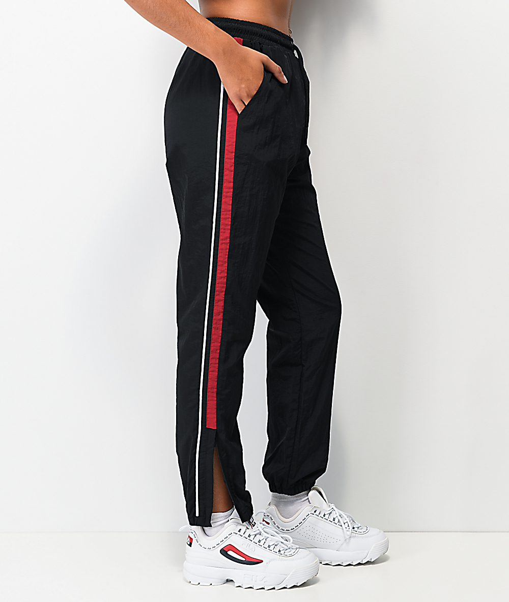 red fila pants