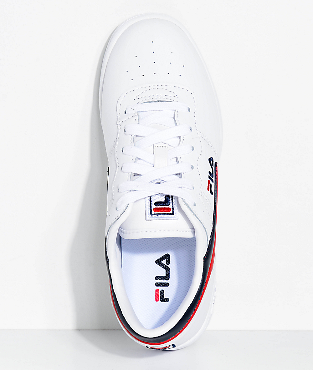 fila red white blue