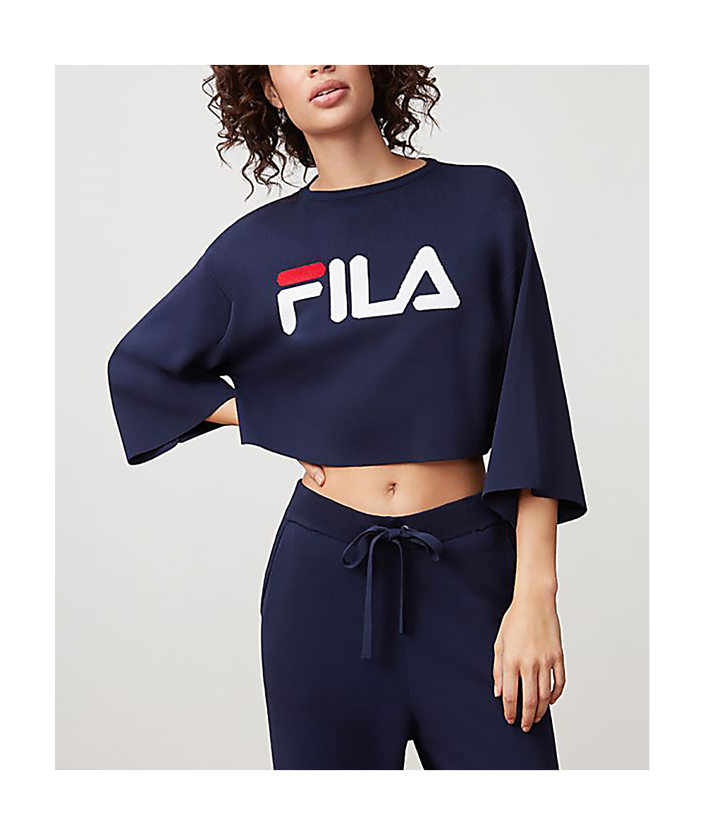 fila crop top sweater