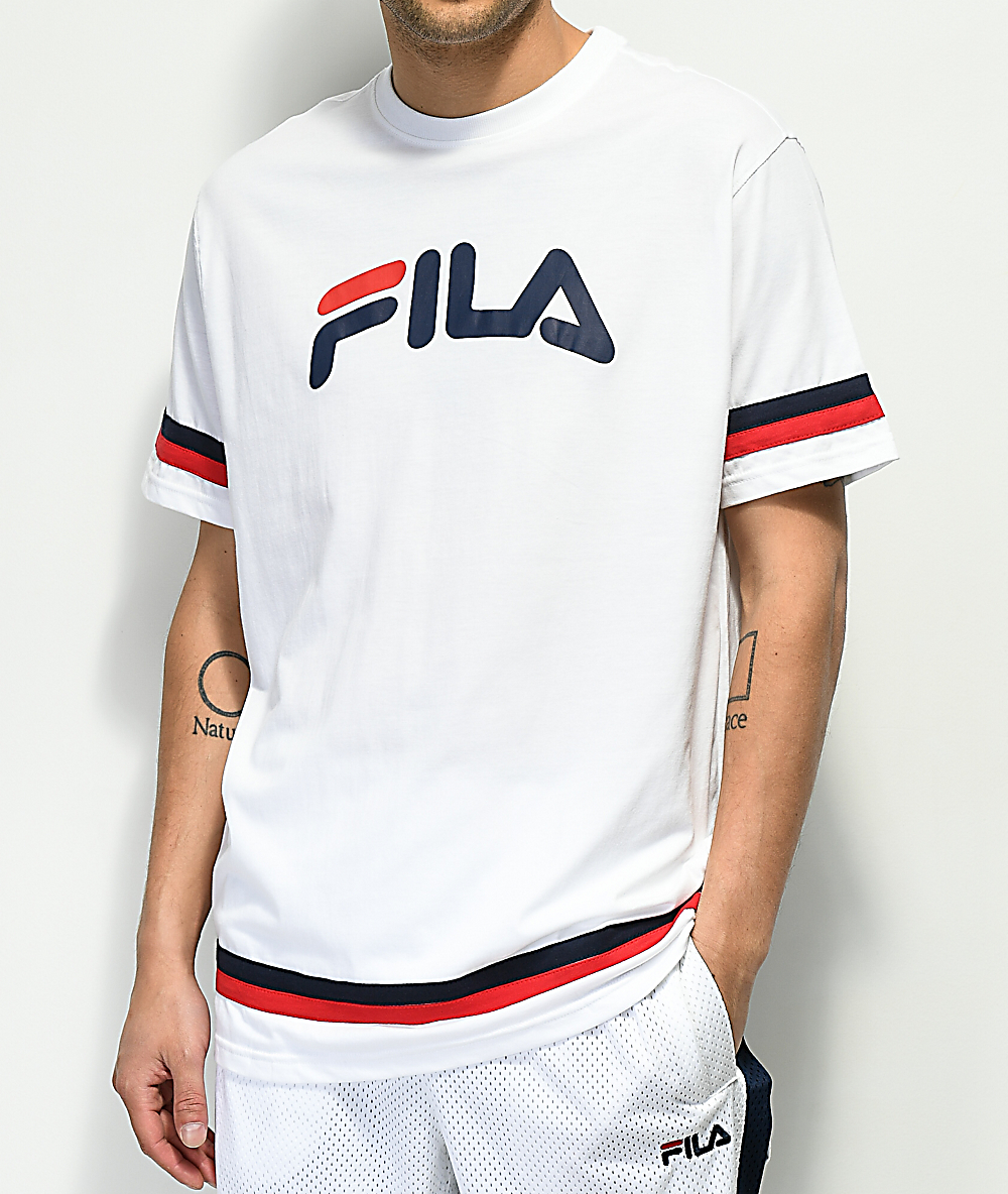 fila camiseta blanca
