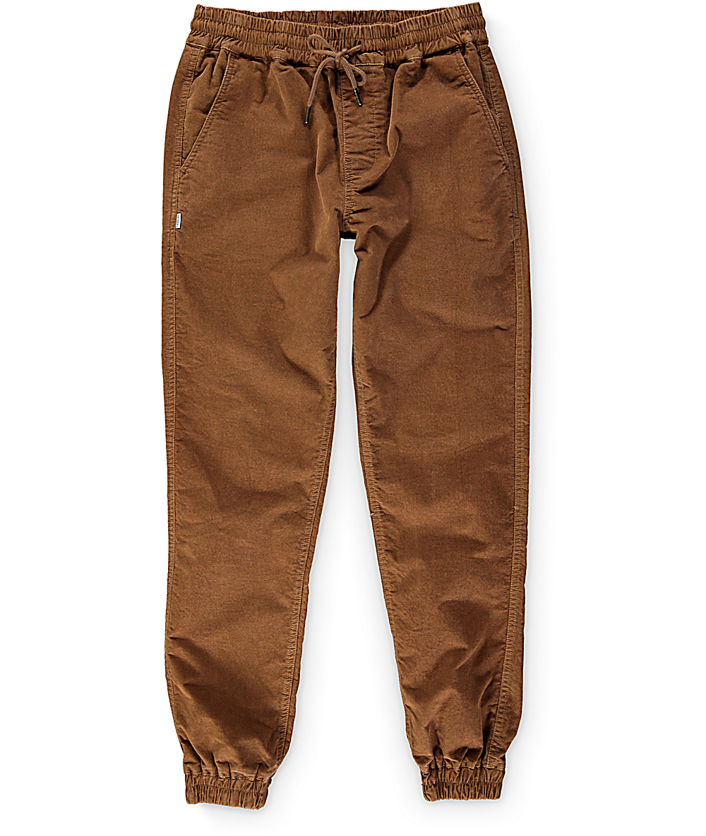 brown jogger pants