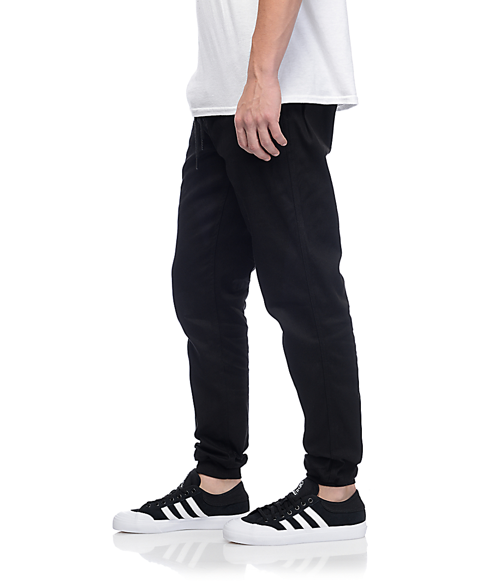 ribbed cuff joggers