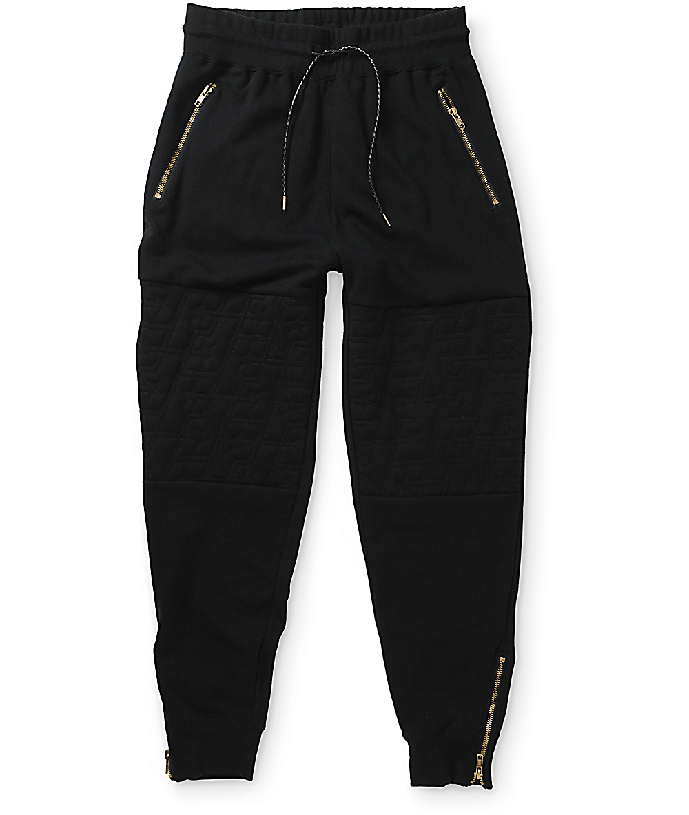 sweatpants with straps