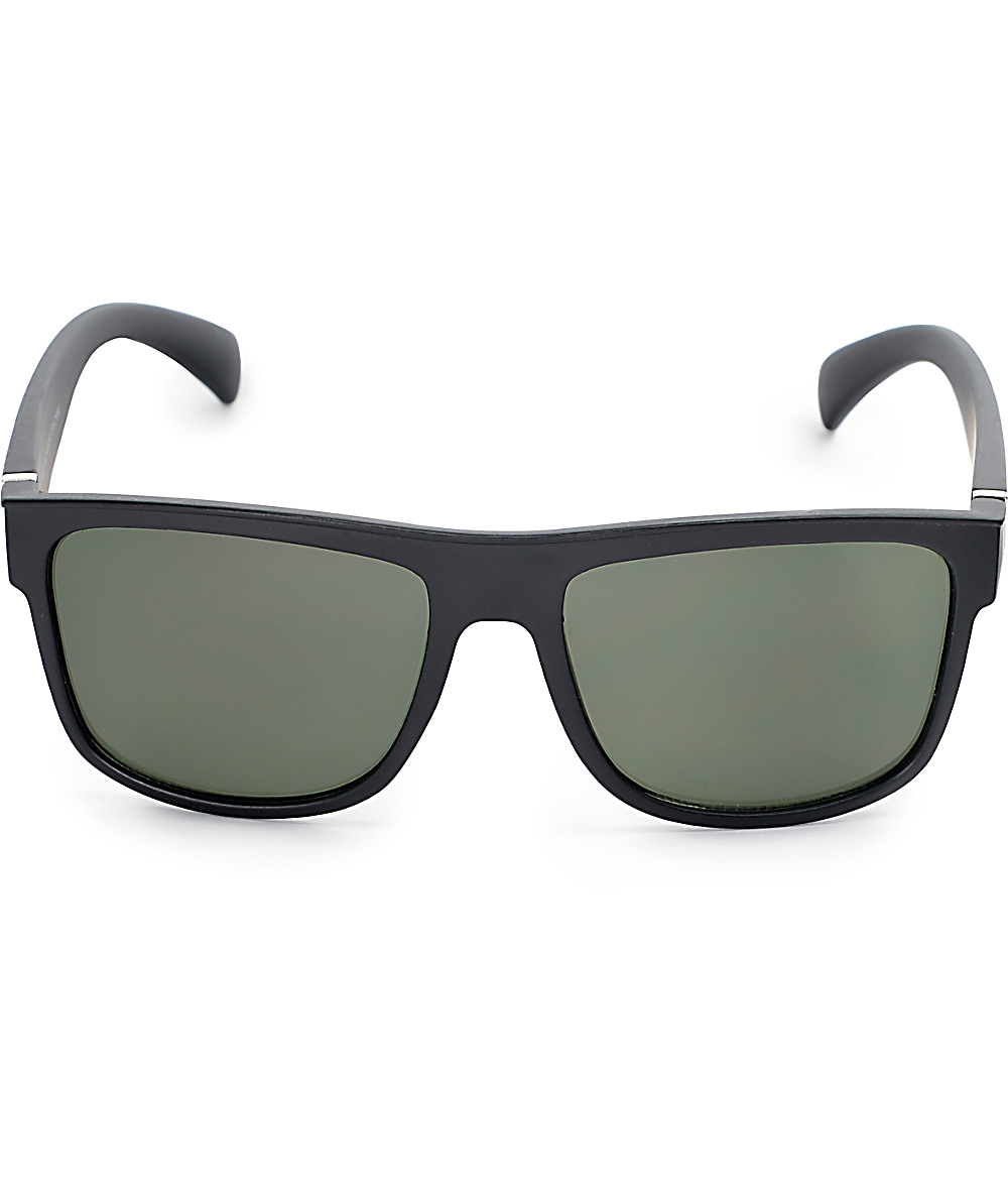 Flat Top Matte Black Sunglasses | Zumiez