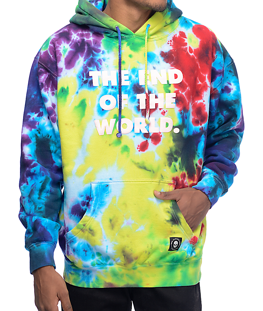 multi colored hoodie