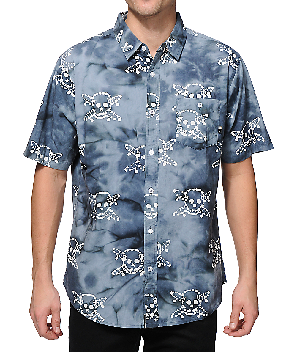 pirate button up shirt