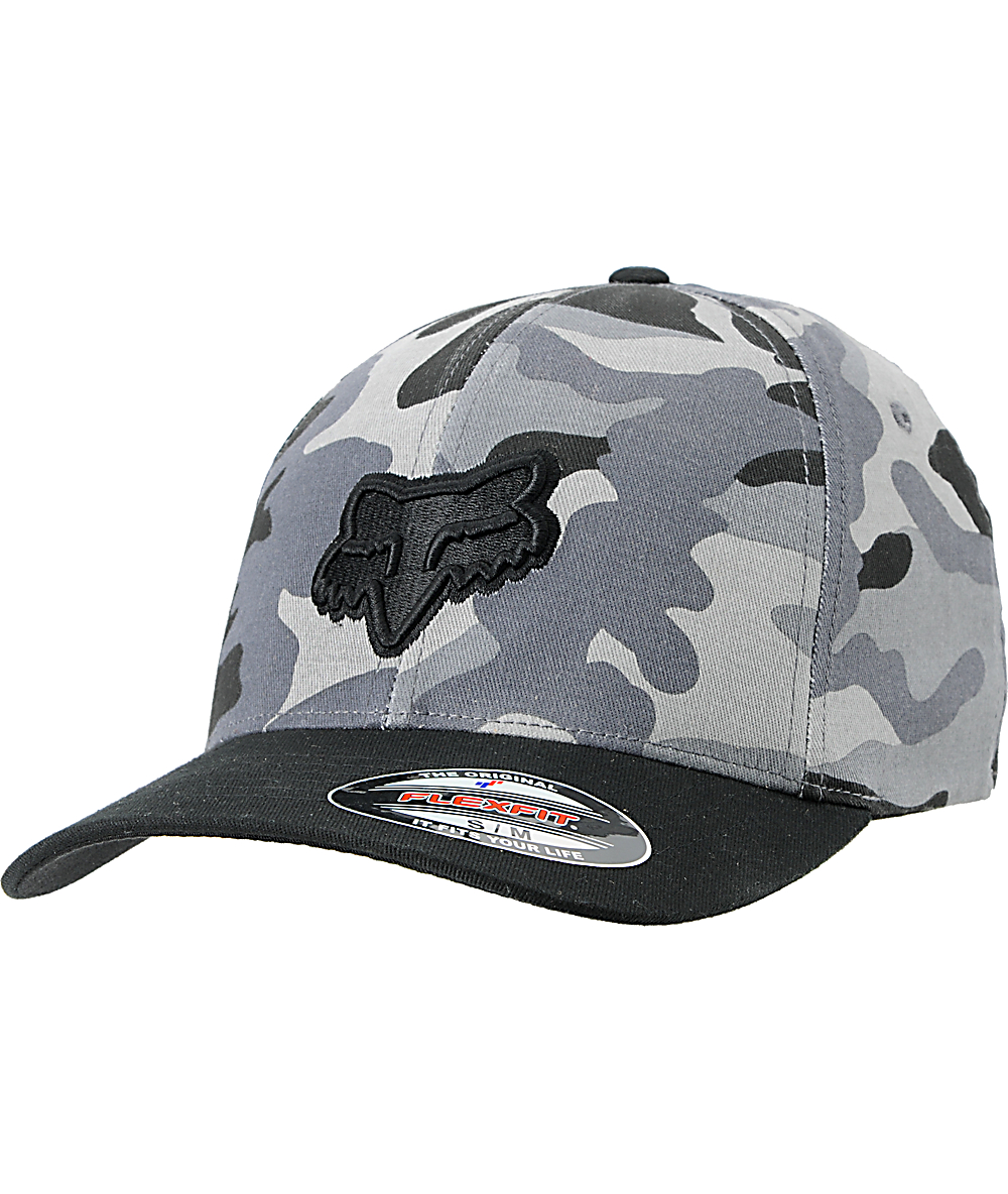 custom flex fit camo hats