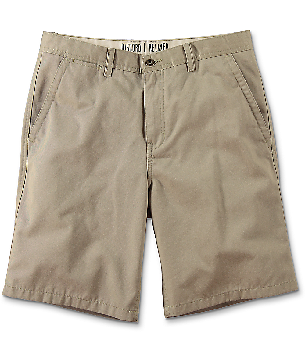 Free World Discord Khaki Chino Shorts | Zumiez