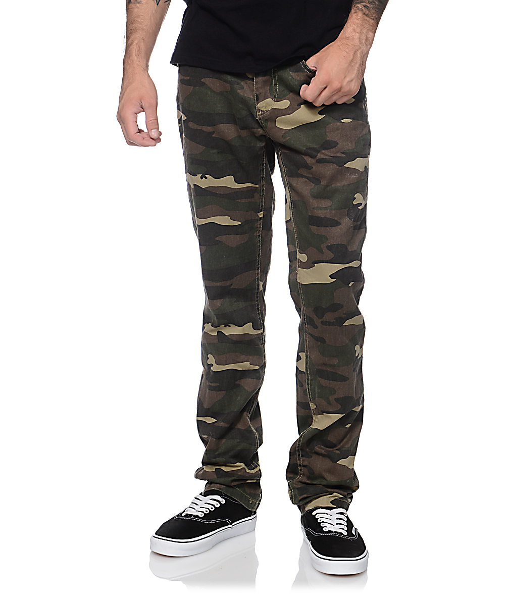 Free World Messenger Camo Skinny Pants | Zumiez