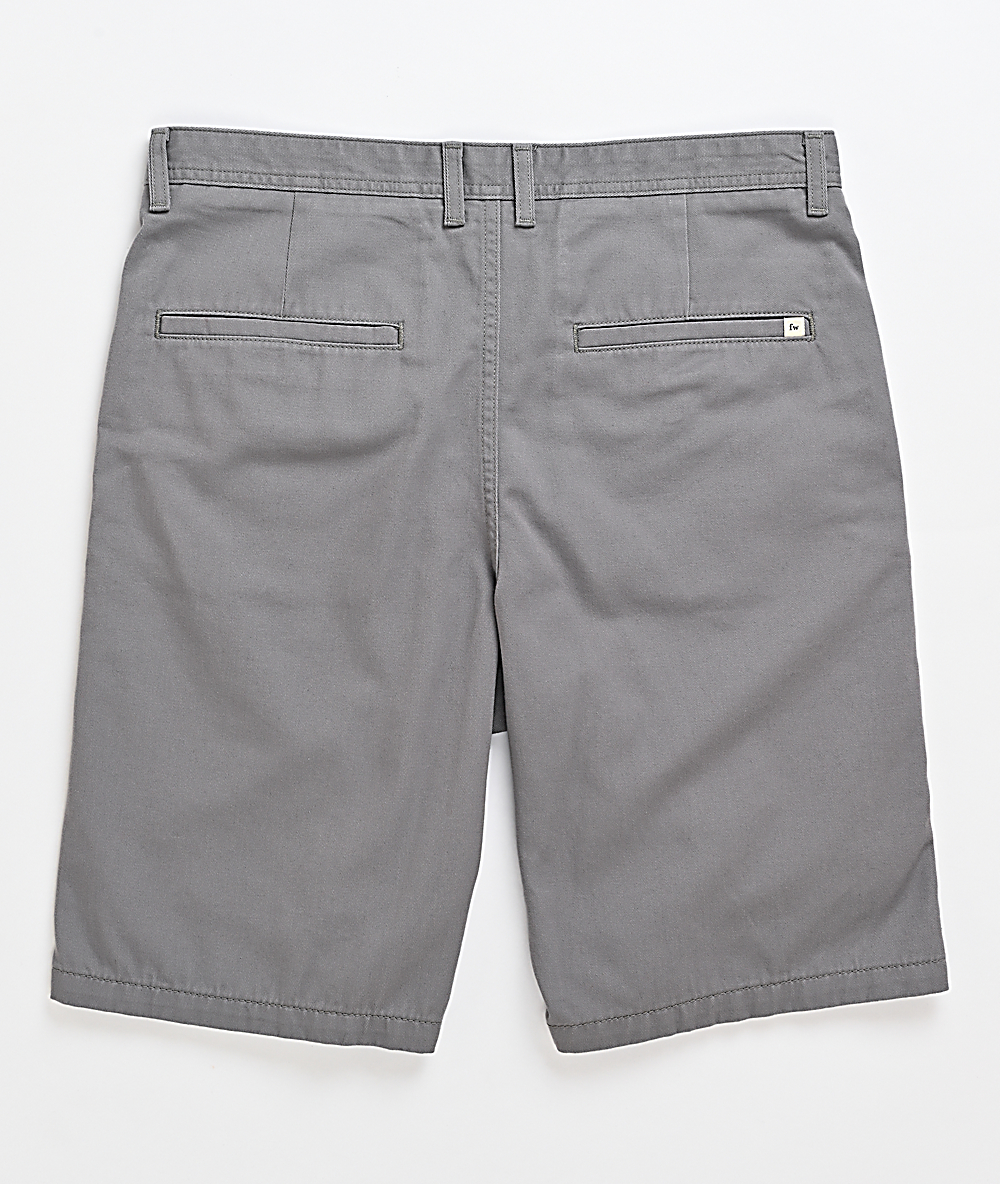 grey chino shorts