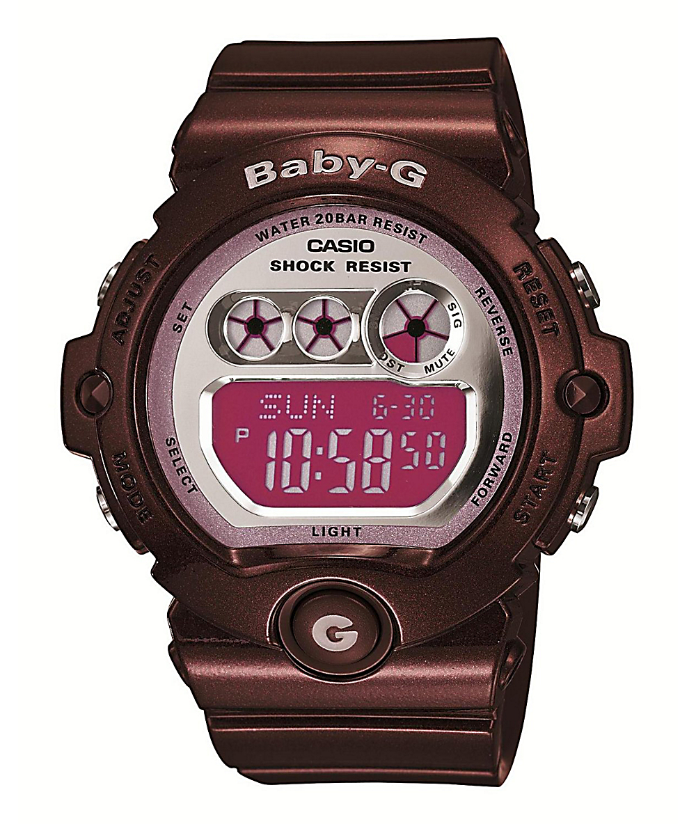 burgundy g shock