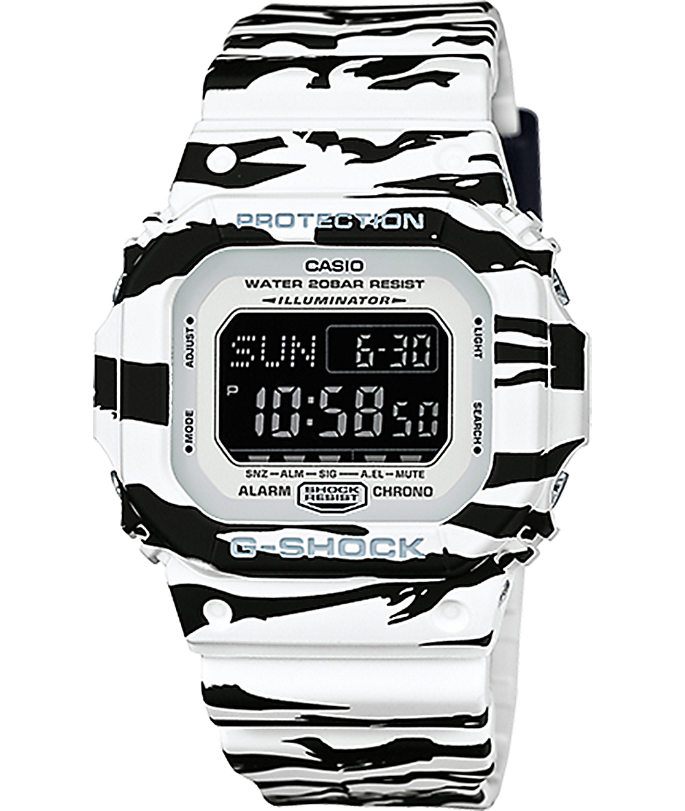 camouflage digital watch