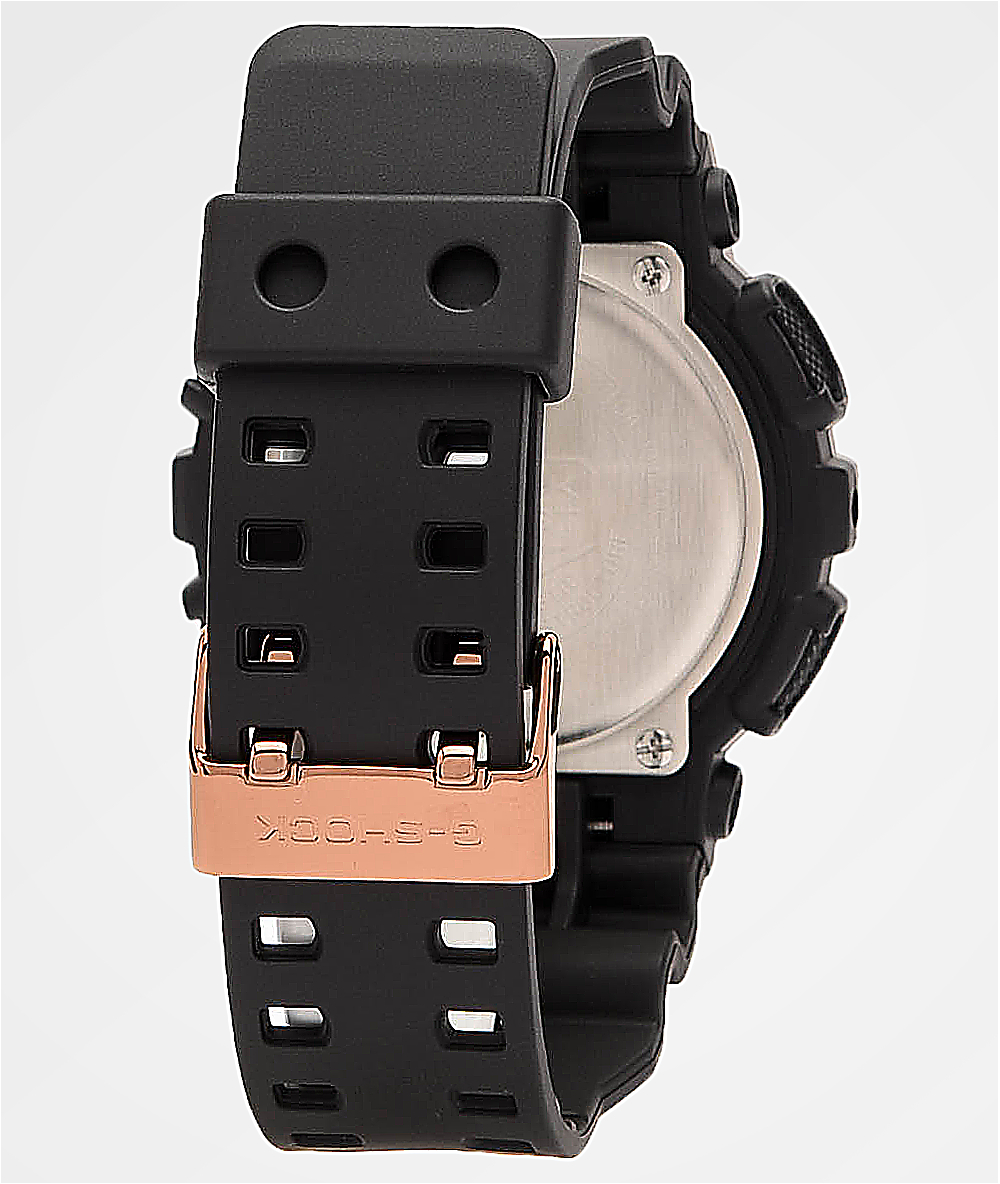 g shock ga 100 rose gold