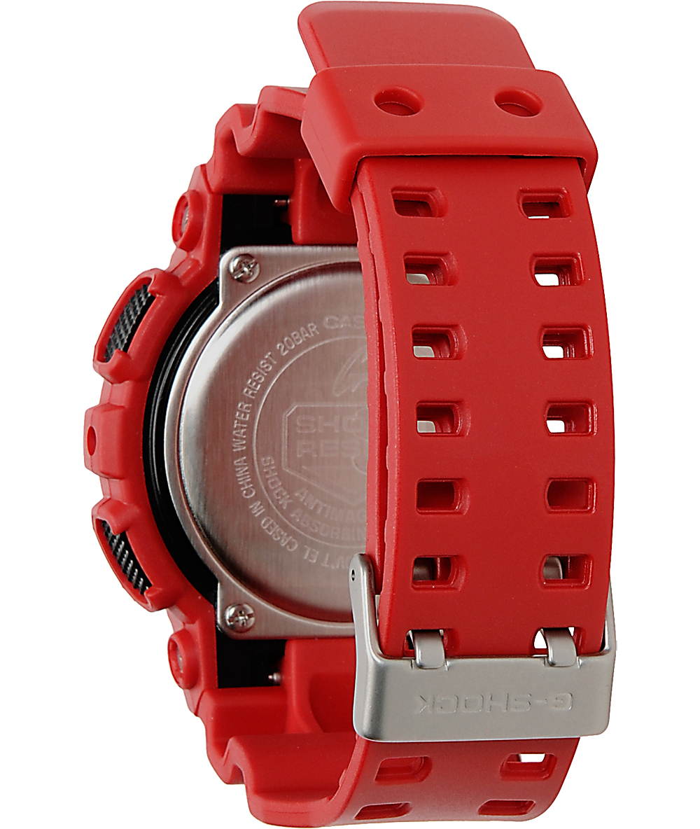 bright red g shock
