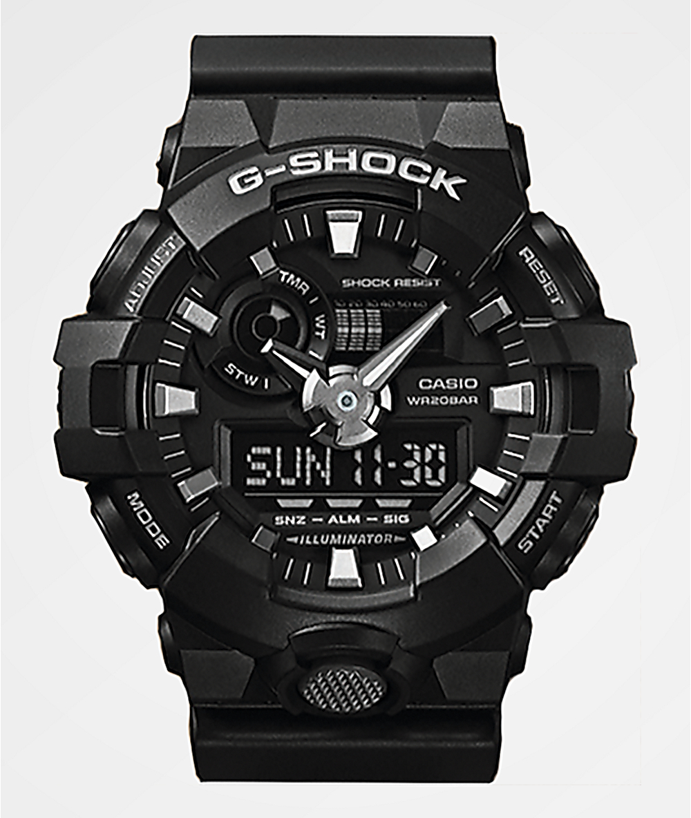 g shock illuminator black