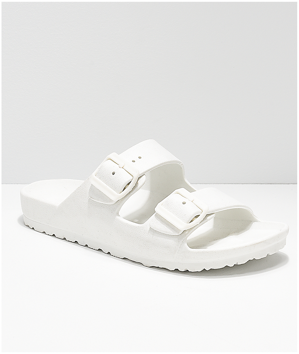 Gigi Antiks 2 White Strap Sandals | Zumiez