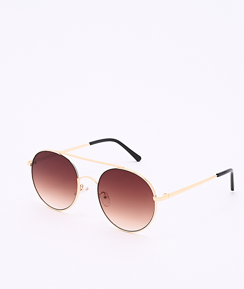 aviator sunglasses round