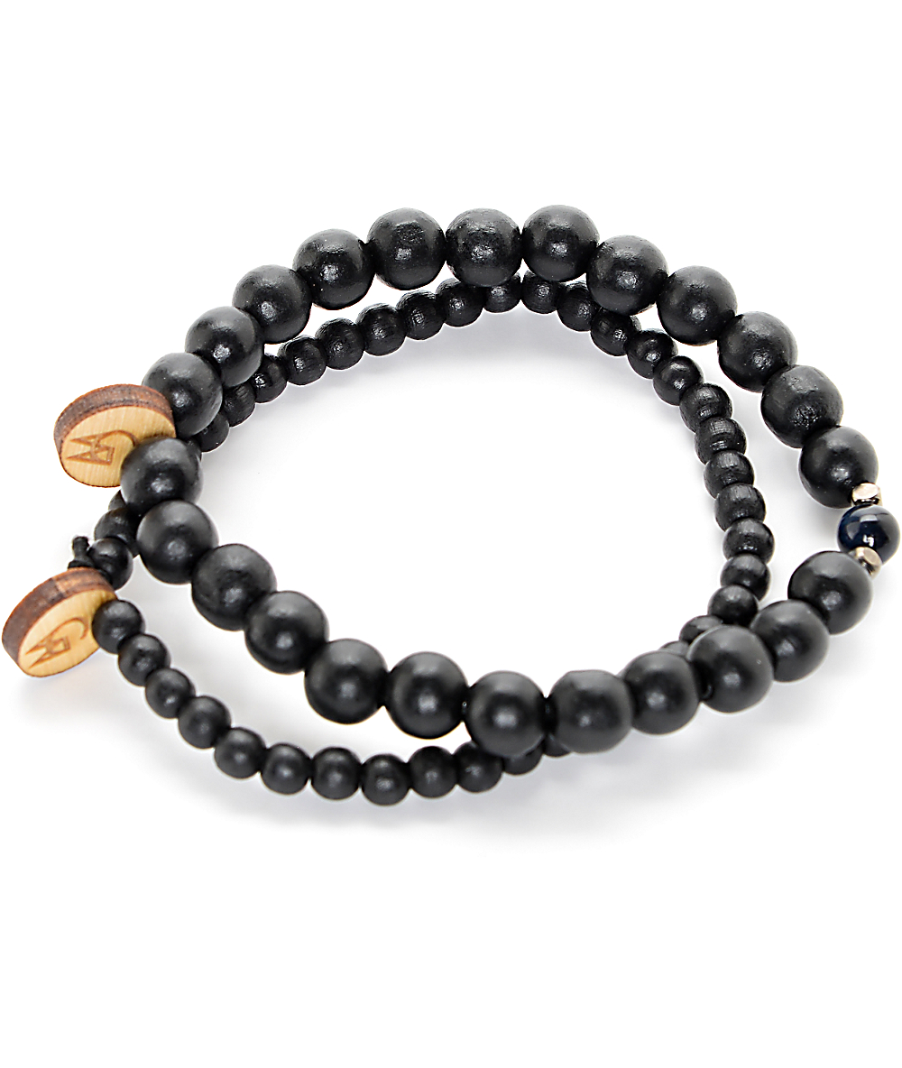 Goodwood Nyc Pegasus 2 Pack Black Bracelets Goodwood Nyc Pegasus 2 Pack Black Bracelets