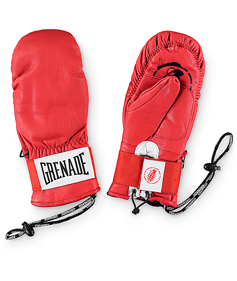 Red Boxing Snowboard Gloves Images Gloves and Descriptions