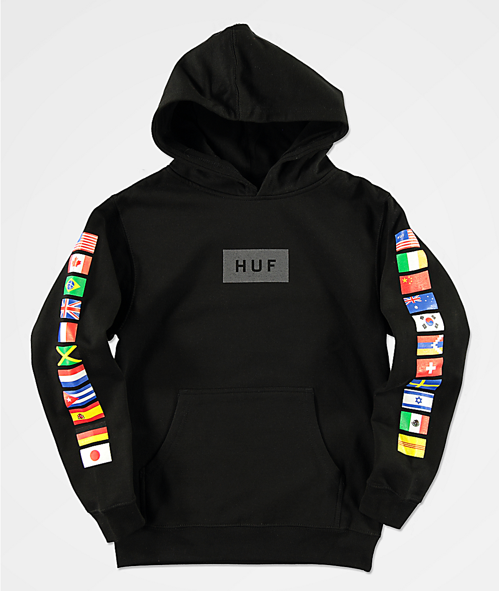 huf flag hoodie