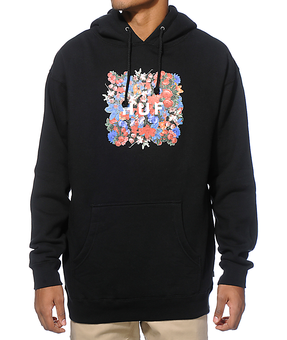 huf flower hoodie