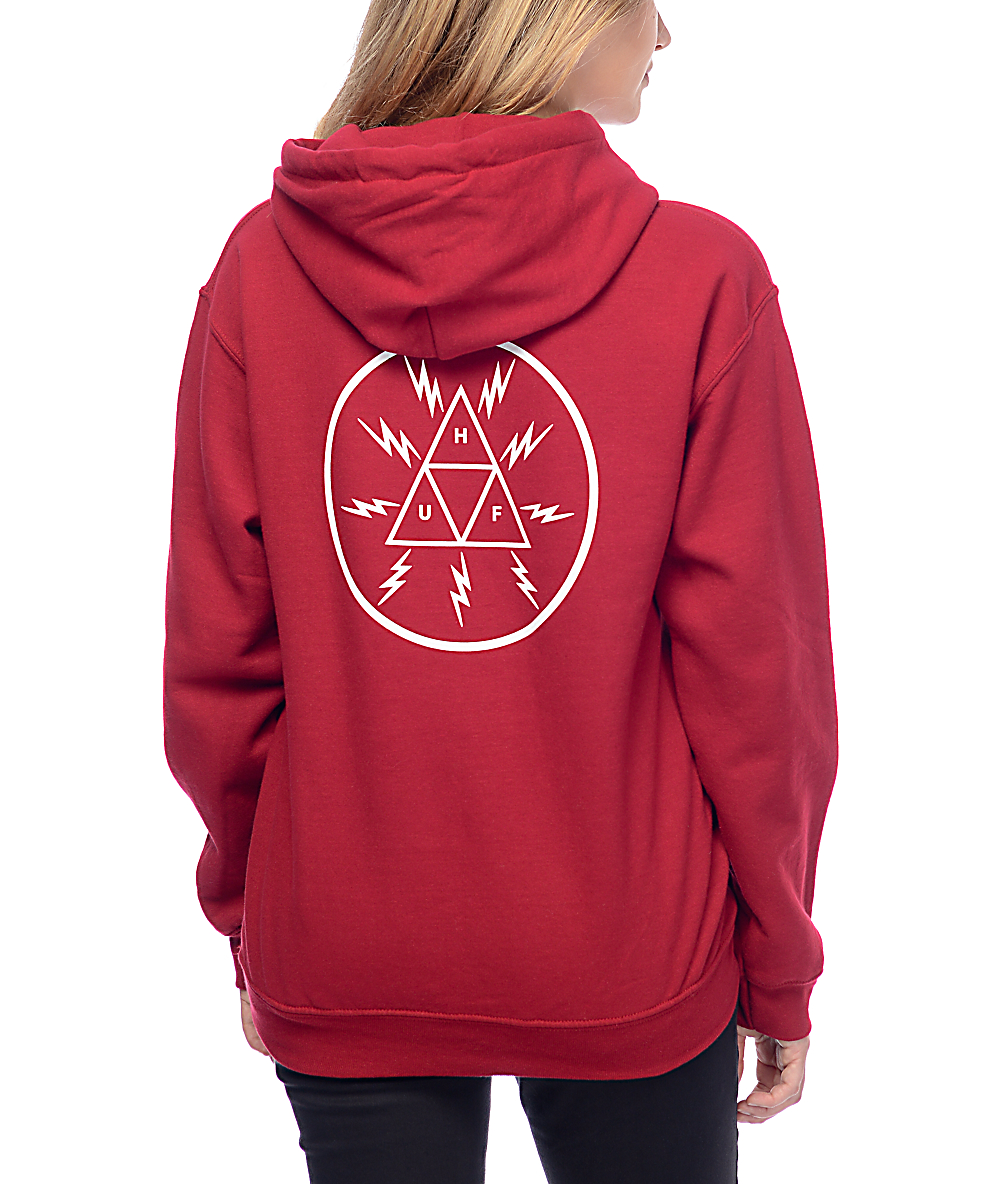 cardinal red hoodie