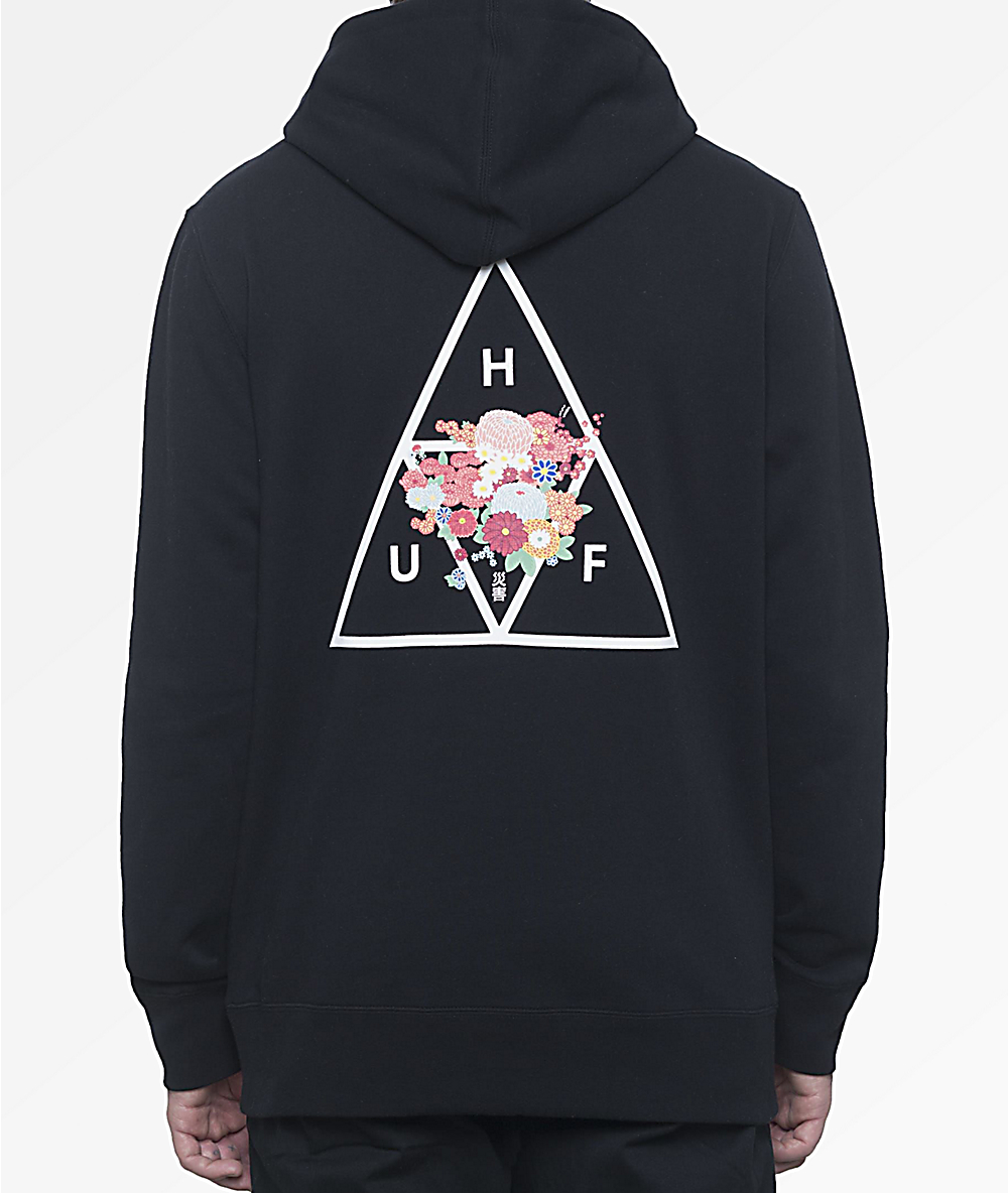 huf flower hoodie