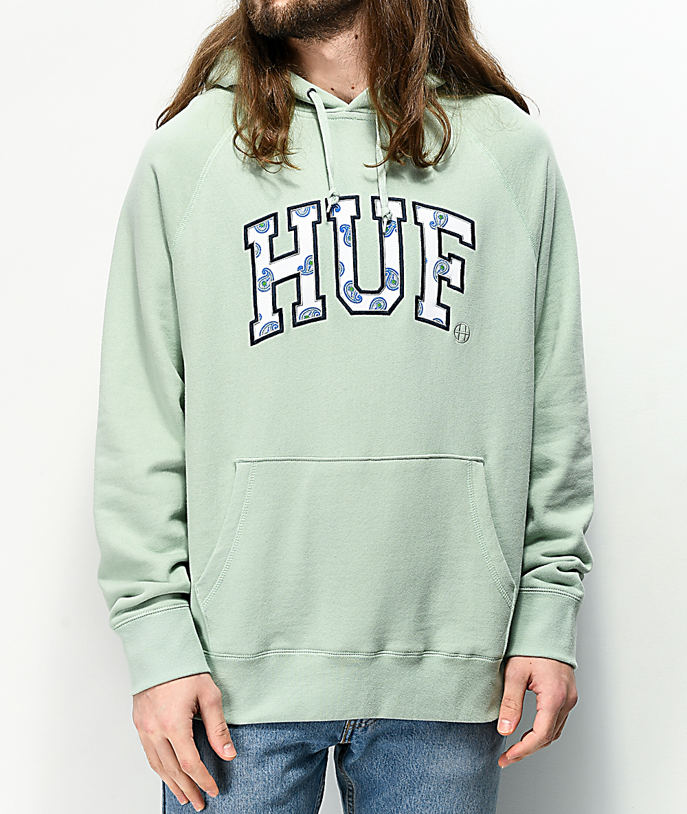 huf embroidered hoodie