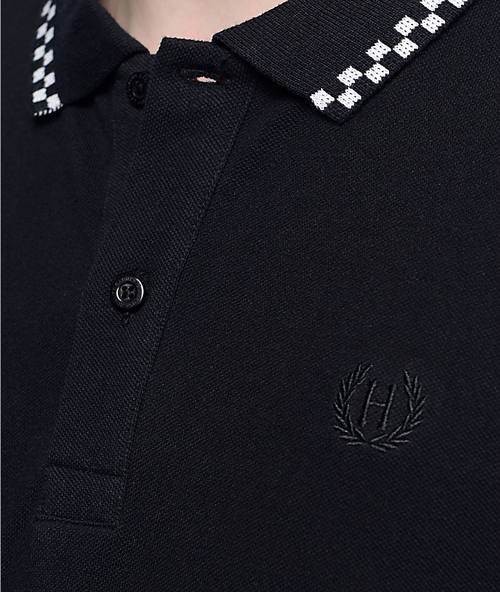 HUF Rudie Black Polo Shirt | Zumiez