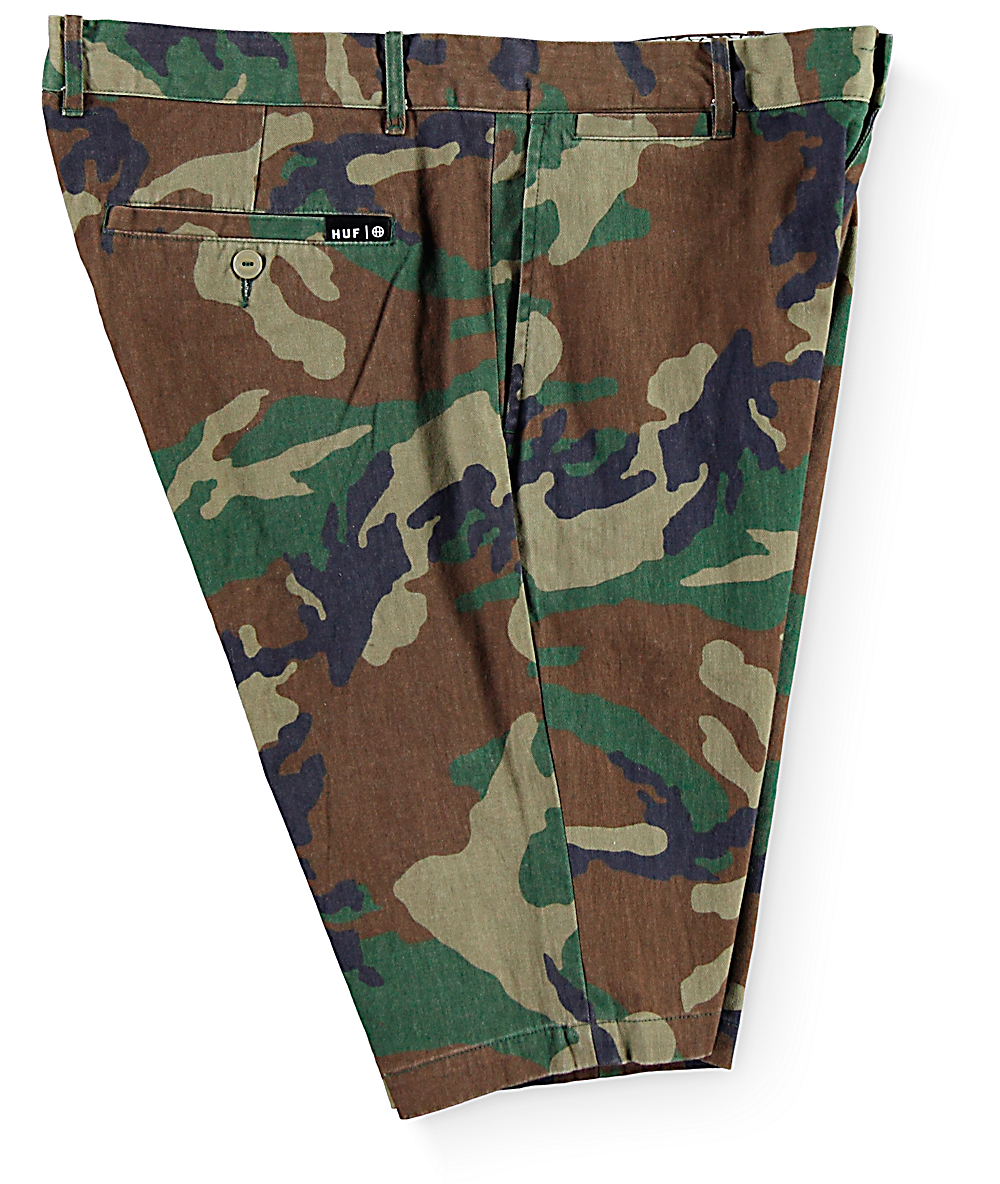 huf camo shorts