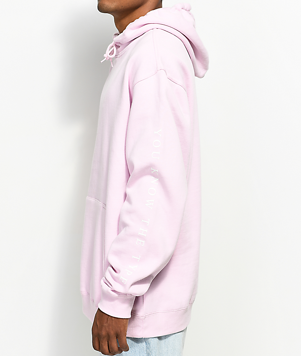 pink huf hoodie