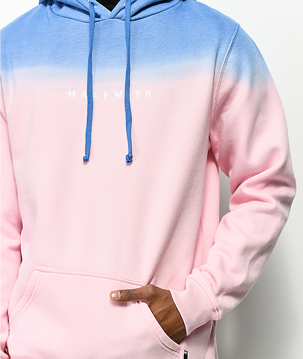 faded pink sweatshirt