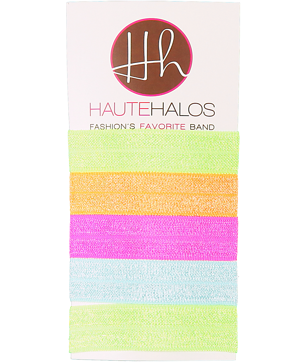 Haute Halos Assorted Neon Hair Ties Zumiez