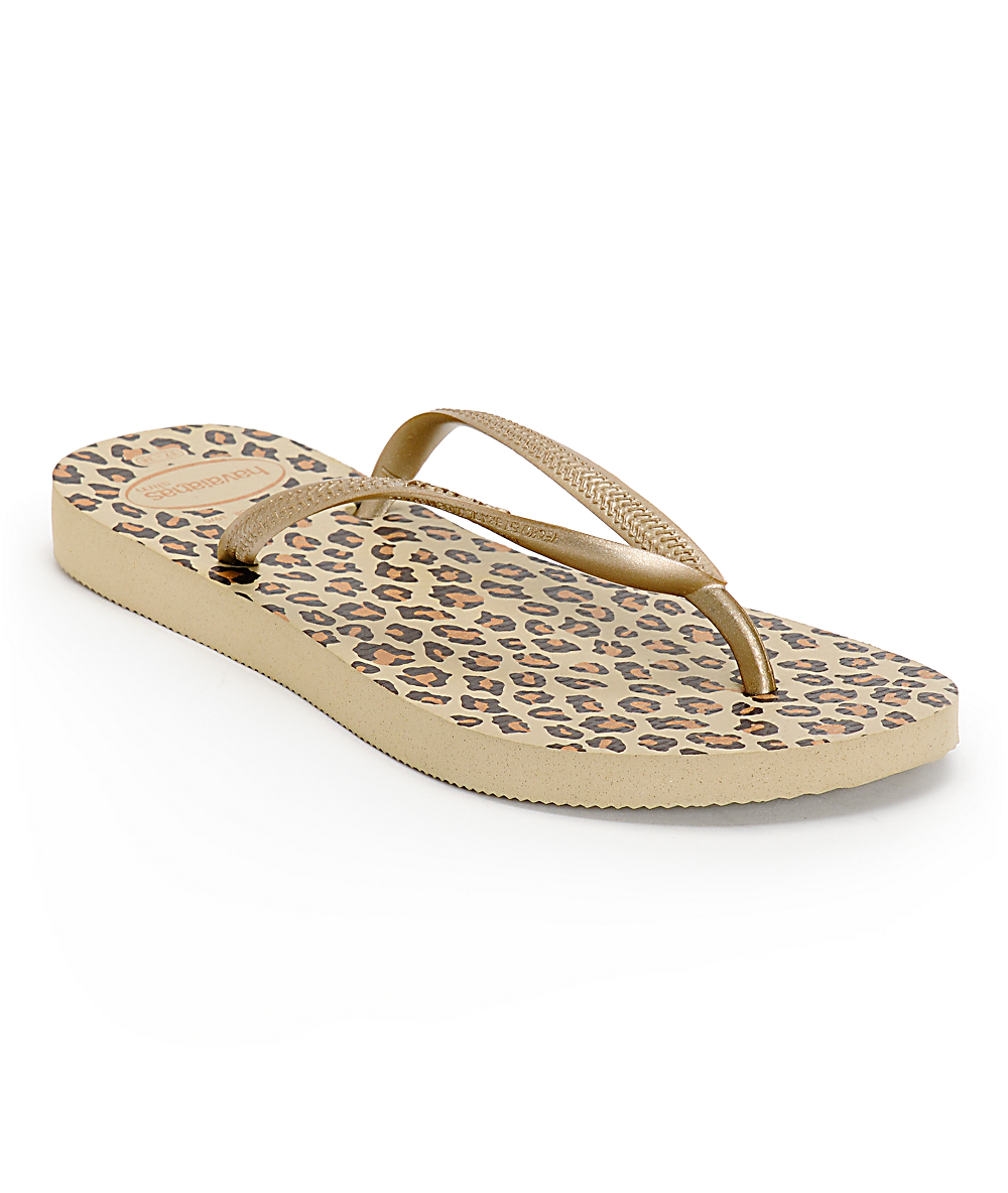 leopard print havaianas