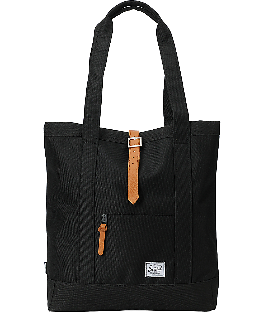 Herschel Supply Co. Market Black Tote Bag | Zumiez