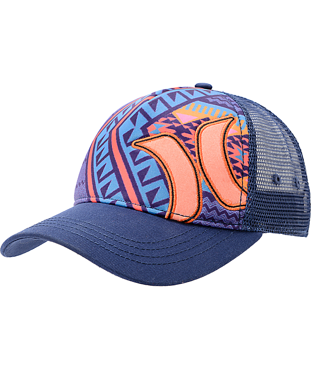 hurley snapback trucker hat